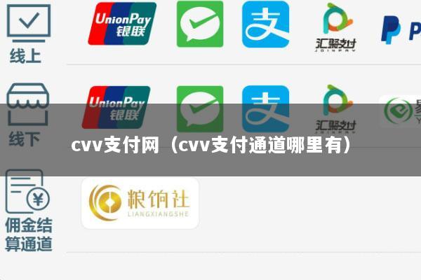 cvv支付网(cvv支付通道哪里有)
