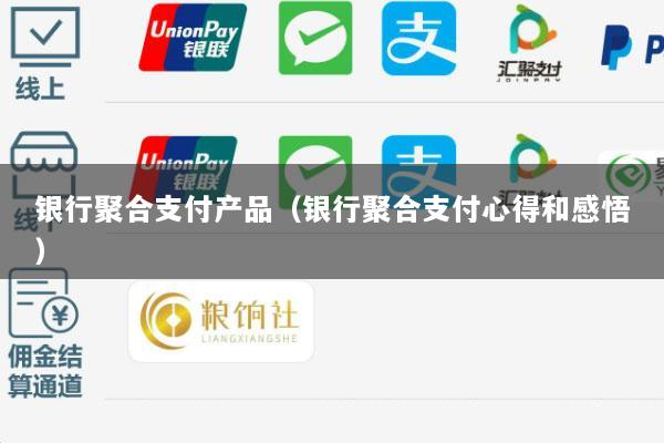 银行聚合支付产品(银行聚合支付心得和感悟)