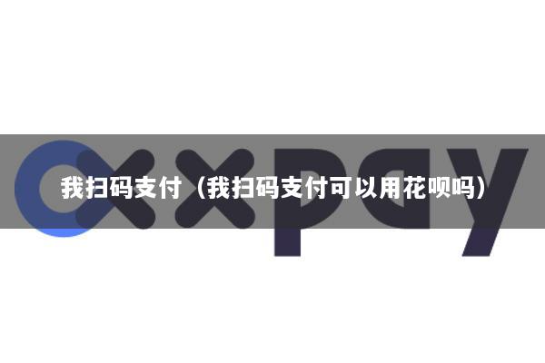 我扫码支付(我扫码支付可以用花呗吗)