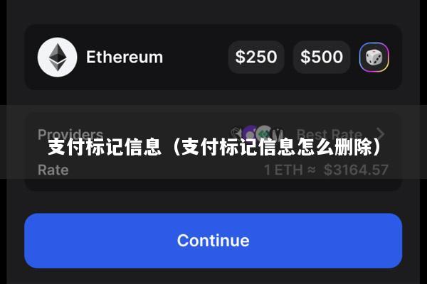 支付标记信息(支付标记信息怎么删除)